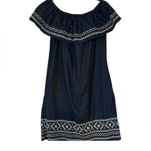 Westport Blue Cotton Chambray Dress